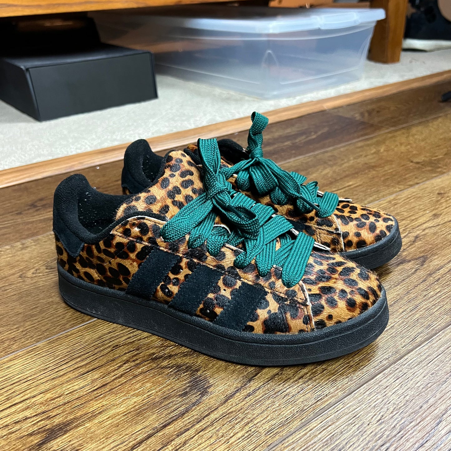 Adidas Campus 00s Cheetah Print Sneakers - 9US