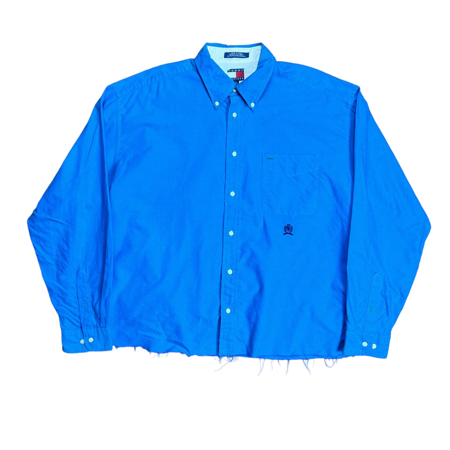 Tommy Hilfiger Boxy Blue Button-up Shirt - XL