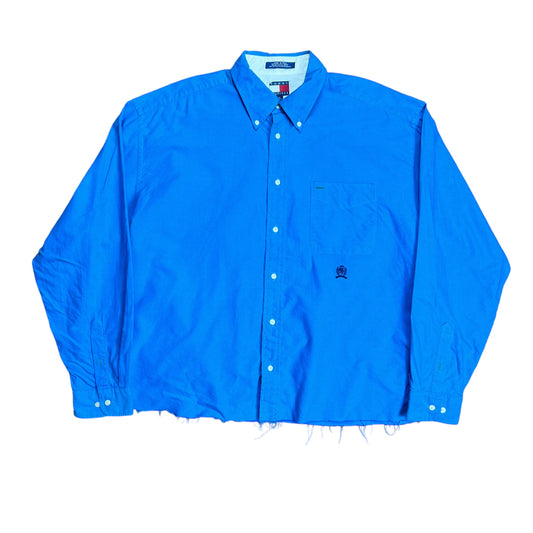 Tommy Hilfiger Boxy Blue Button-up Shirt - XL