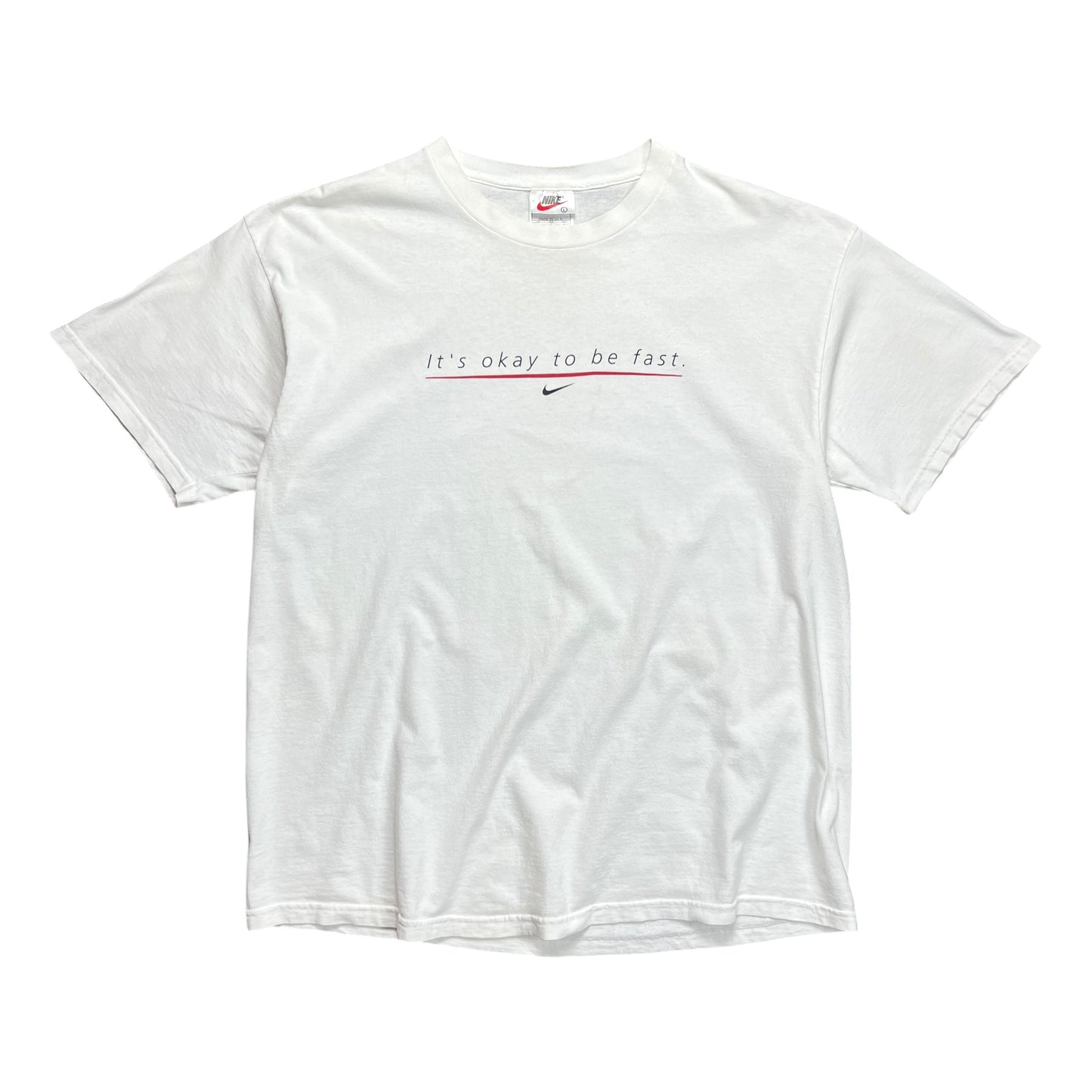 Nike It’s Okay To Be Fast T-shirt - XL