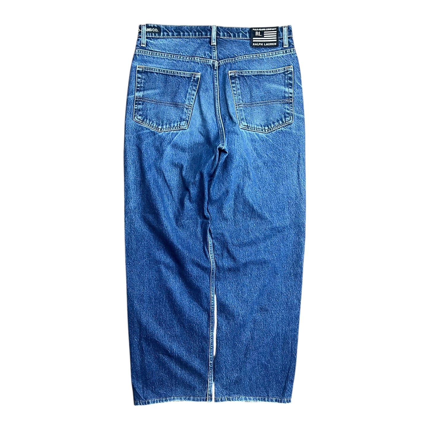 Polo Jeans Co Faded Blue Jeans - 33"