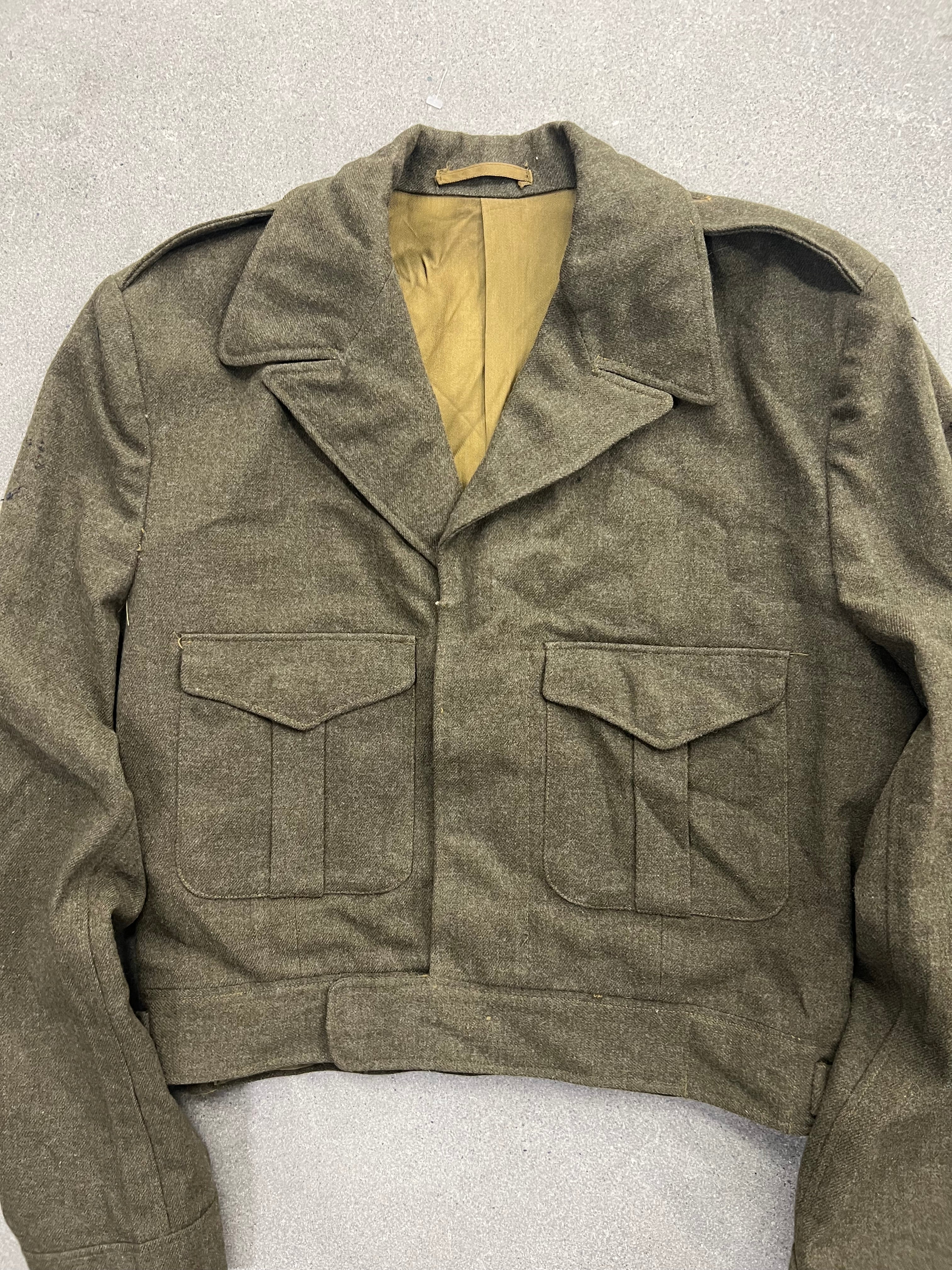 1955 Canadian Military Wool Battledress Jacket - S