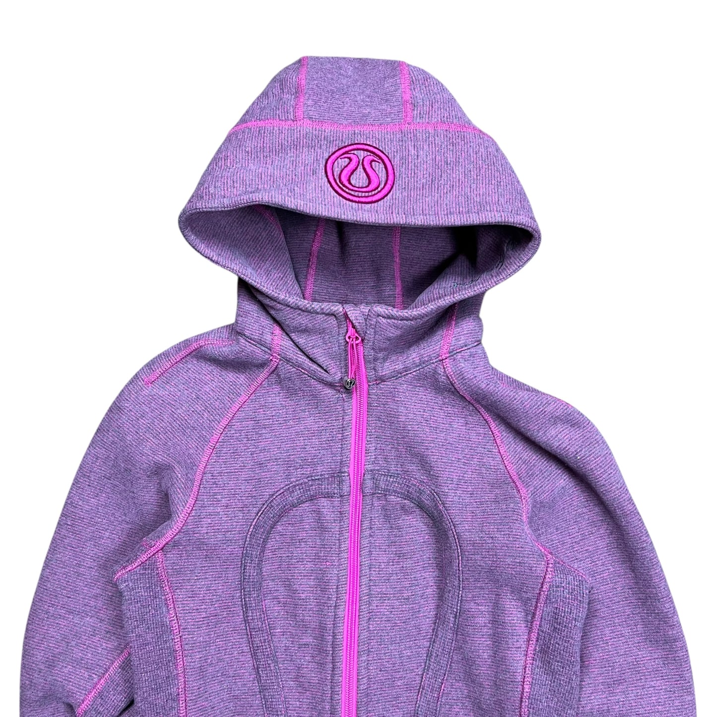 Lululemon Purple & Pink Scuba Full-Zip Hoodie - 2