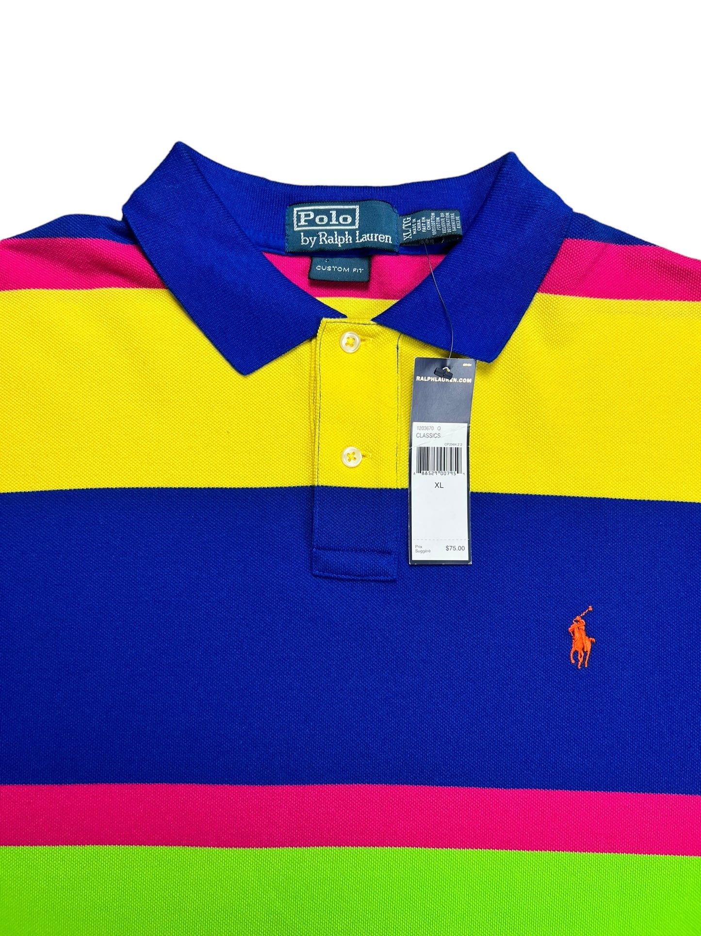 Polo Ralph Lauren Multicoloured Striped T-shirt - XL