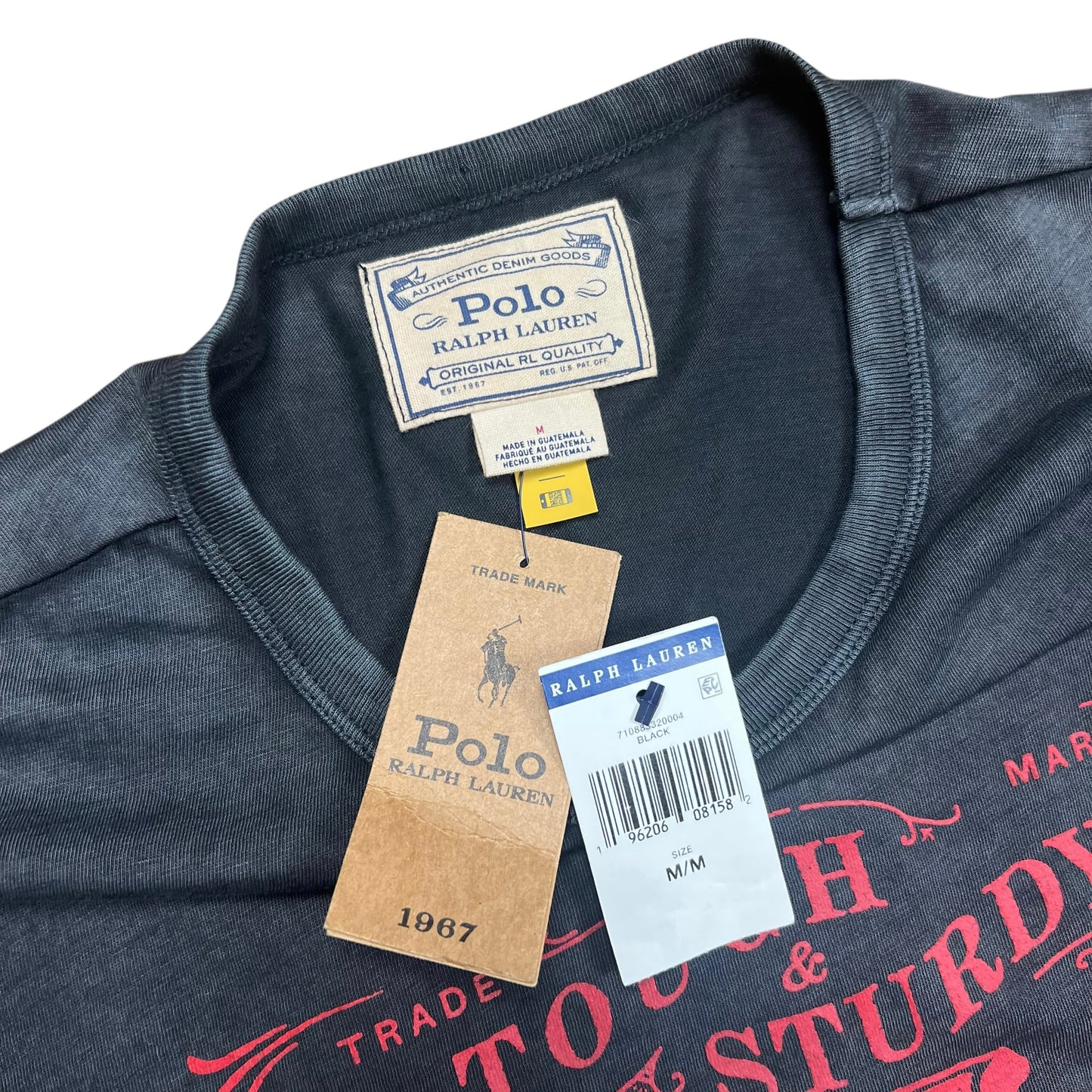 Polo Ralph Lauren Faded Graphic T-shirt - M