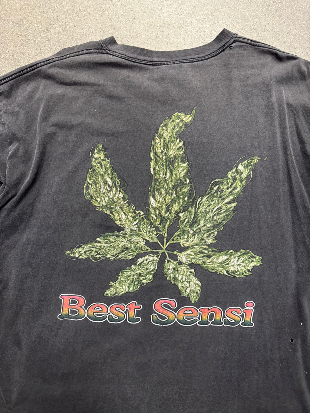 Faded & Distressed Bob Marley Best Sensei T-Shirt - XXL