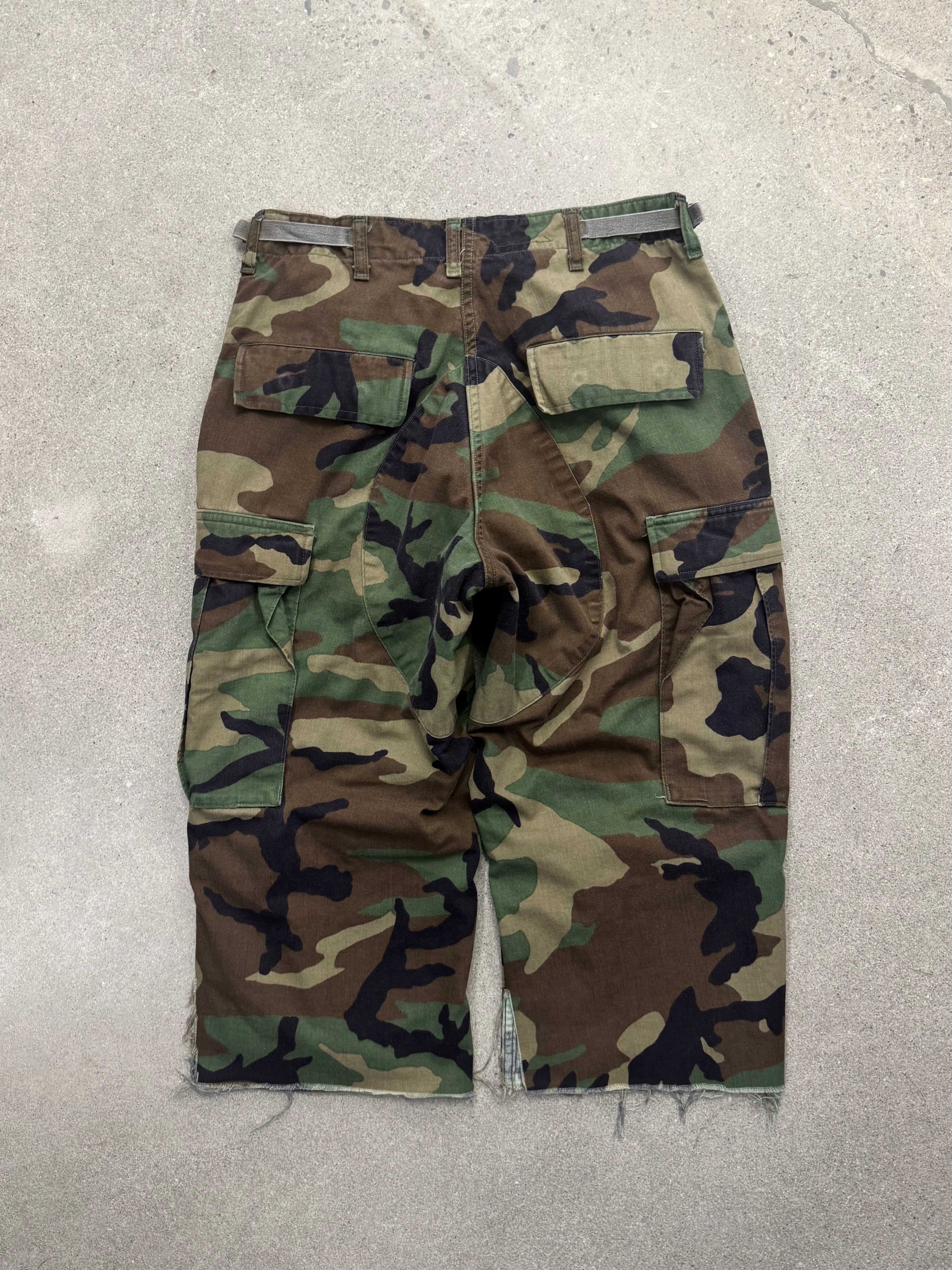Woodland Camo ARMY Capris - 30”