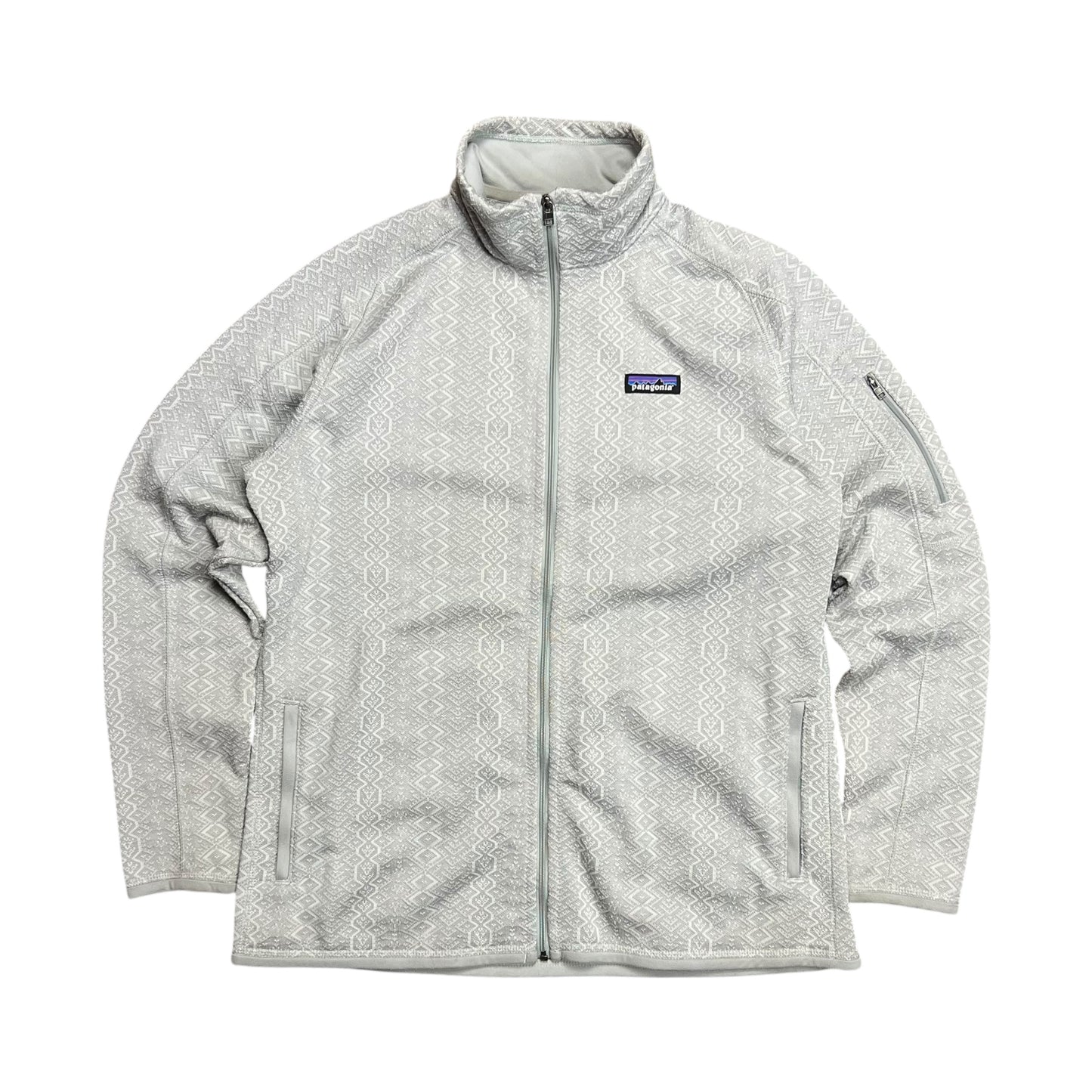 Patagonia Frozen Jacquard Salt Grey Better Sweater - L