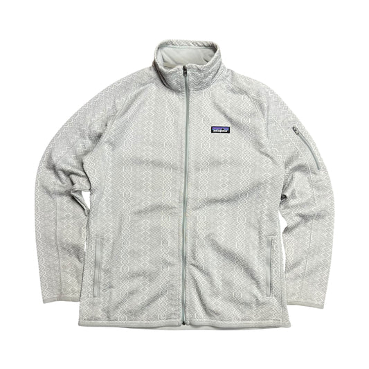 Patagonia Frozen Jacquard Salt Grey Better Sweater - L
