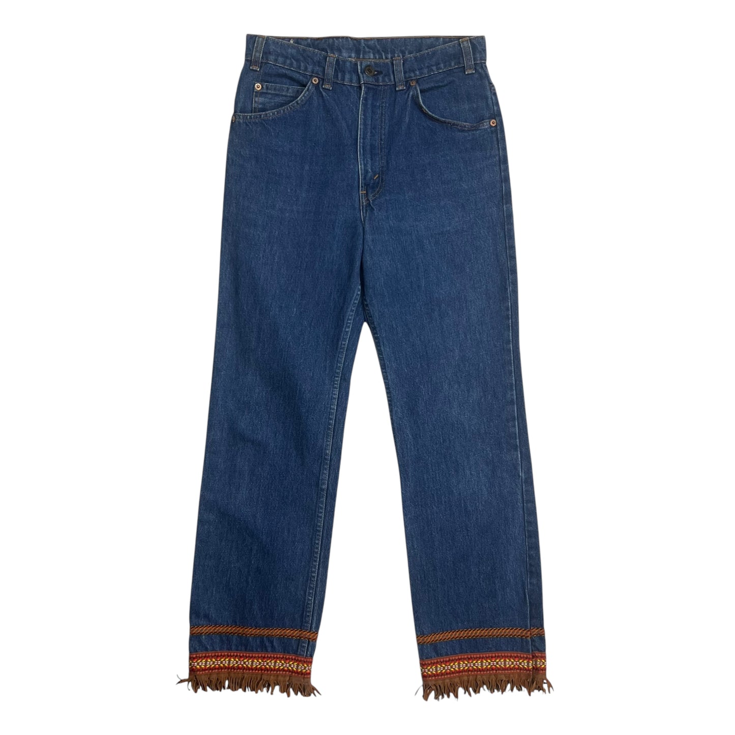 Levi’s Western Orange Tab Blue Jeans - 28”