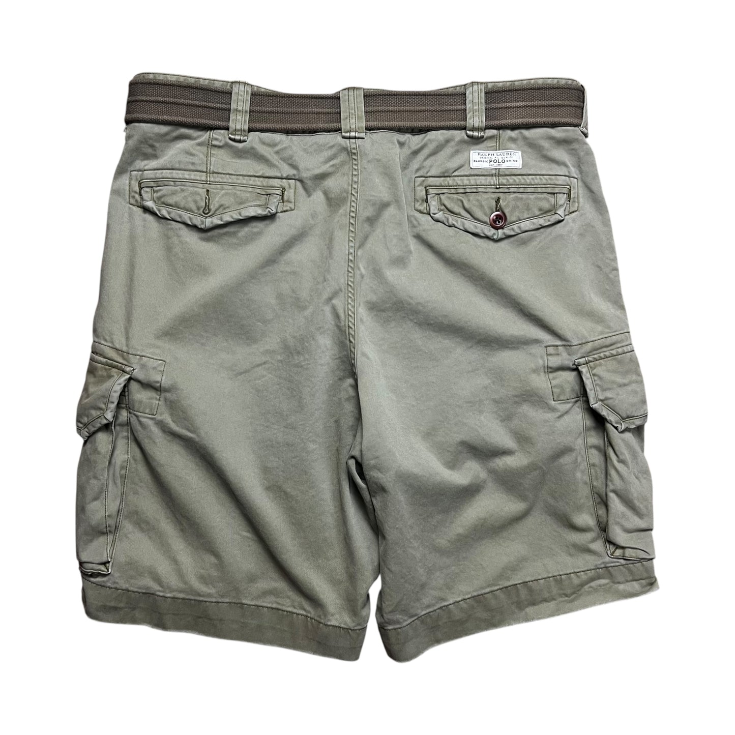 Polo Ralph Lauren Baggy Green Cargo Shorts - 40”