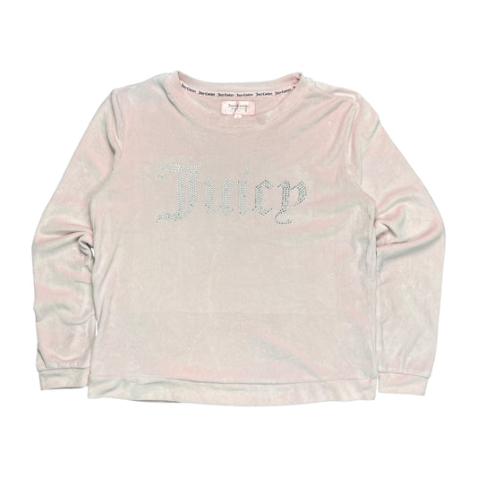 Juicy Couture Pink Velour Long-sleeve - S