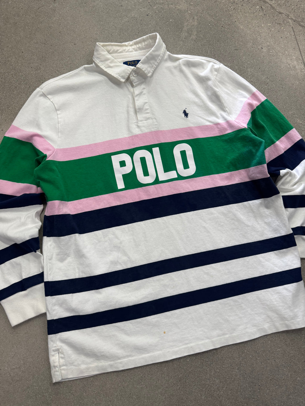 Polo Ralph Lauren Striped Rugby Shirt - XL