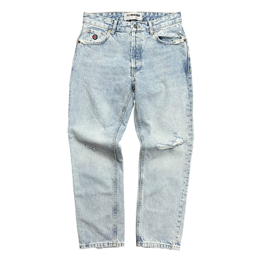Zara x Rhuigi Faded Light Wash Jeans - 31”