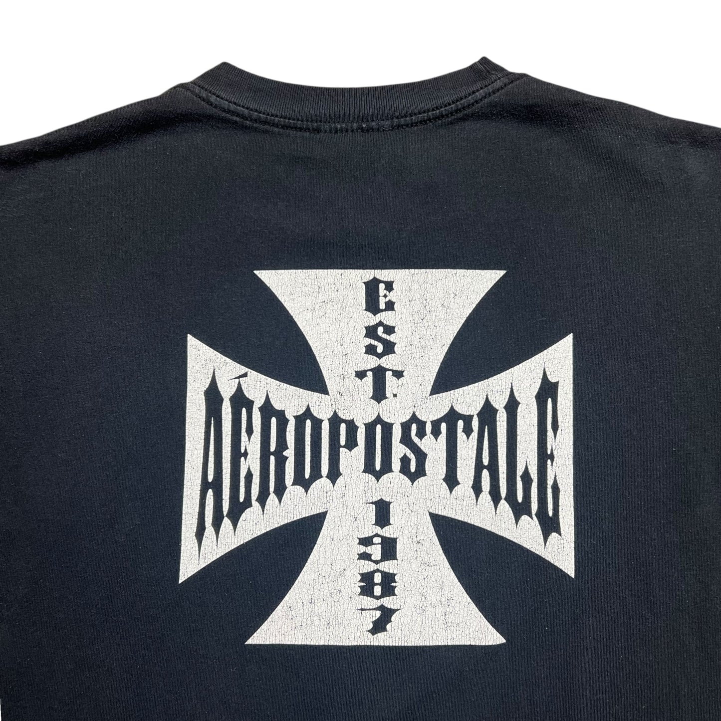 Aeropostale West Coast Chopper Spoof T-shirt - L