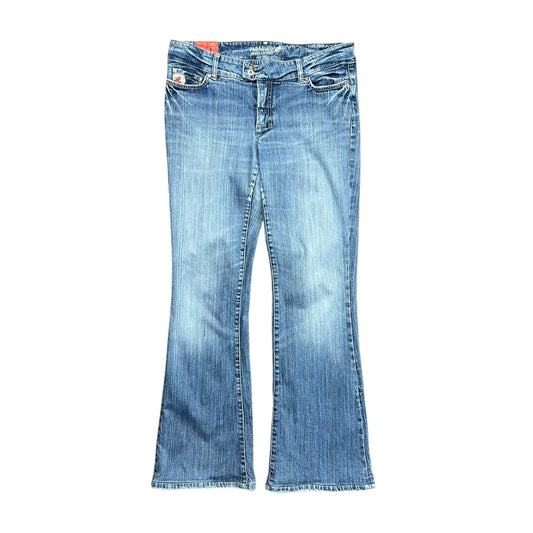 Parasuco Faded Light Wash Flared Jeans - 33"