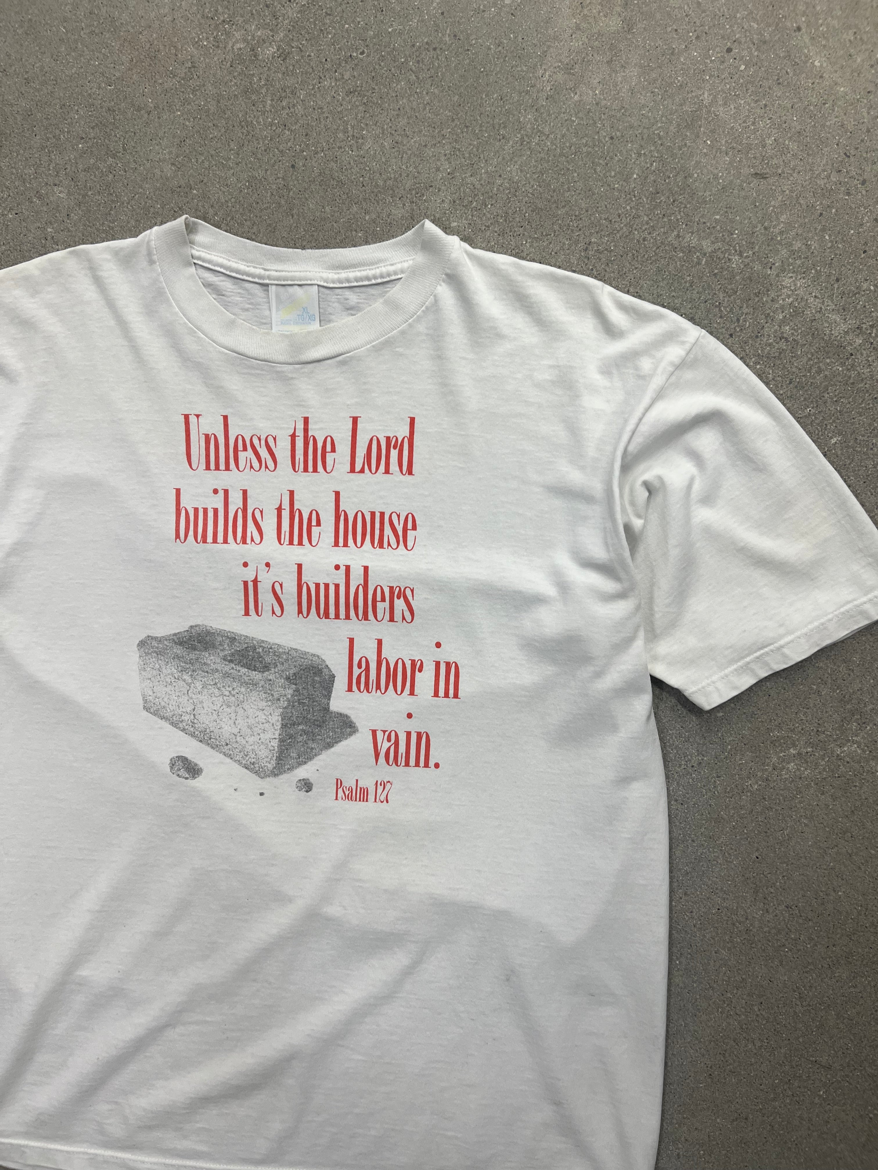 1996 Labour In Vain Jesus T-Shirt - XL