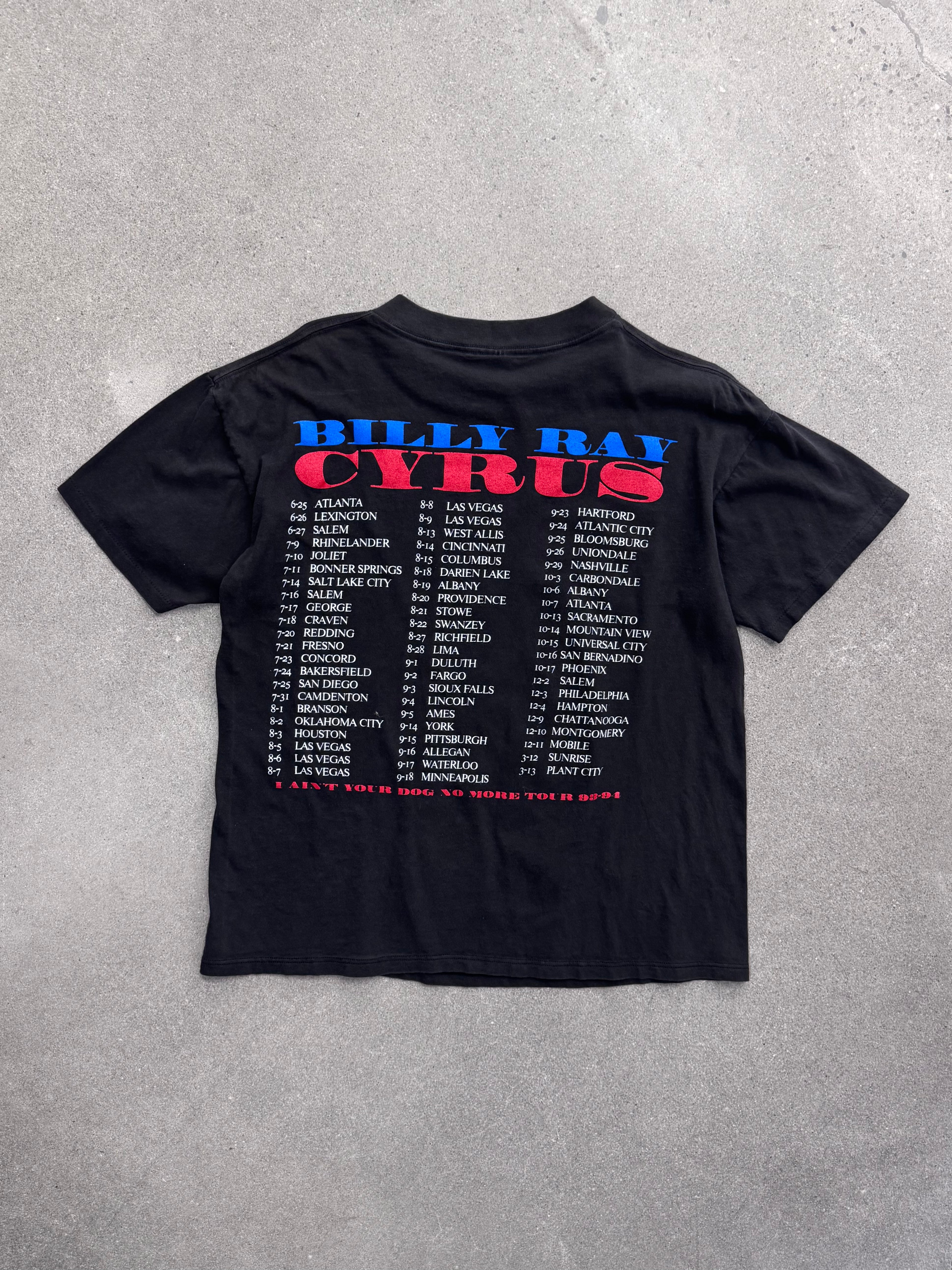 1993 Billy Ray Cyrus Tour T-Shirt - L