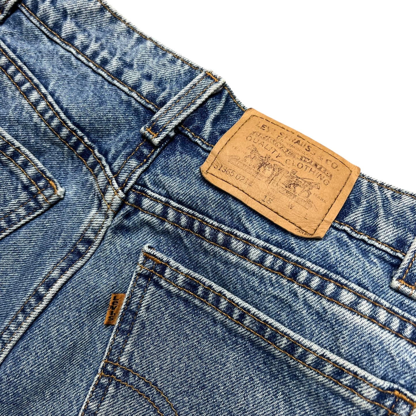 Levi’s Faded Light Wash Orange Tab Jeans - 26”