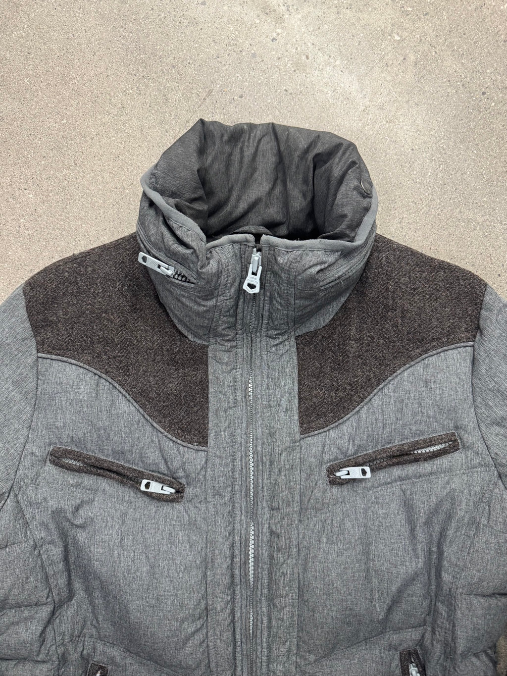 Diesel Wool-Trim Welger Puffer Jacket - M