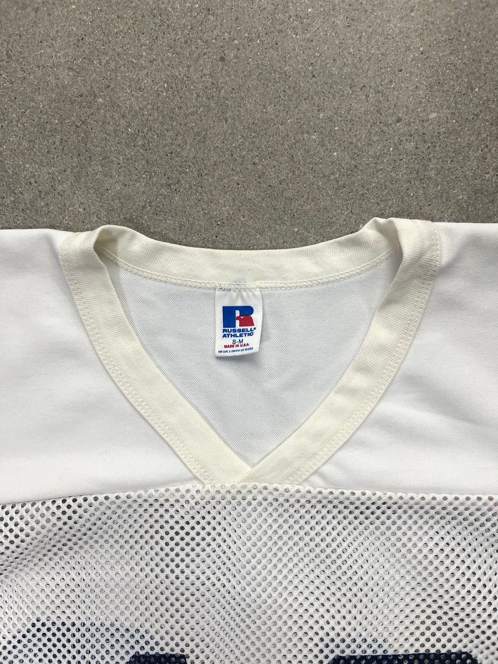 Russell Athletic Cropped Mesh Football Practice Jersey - M