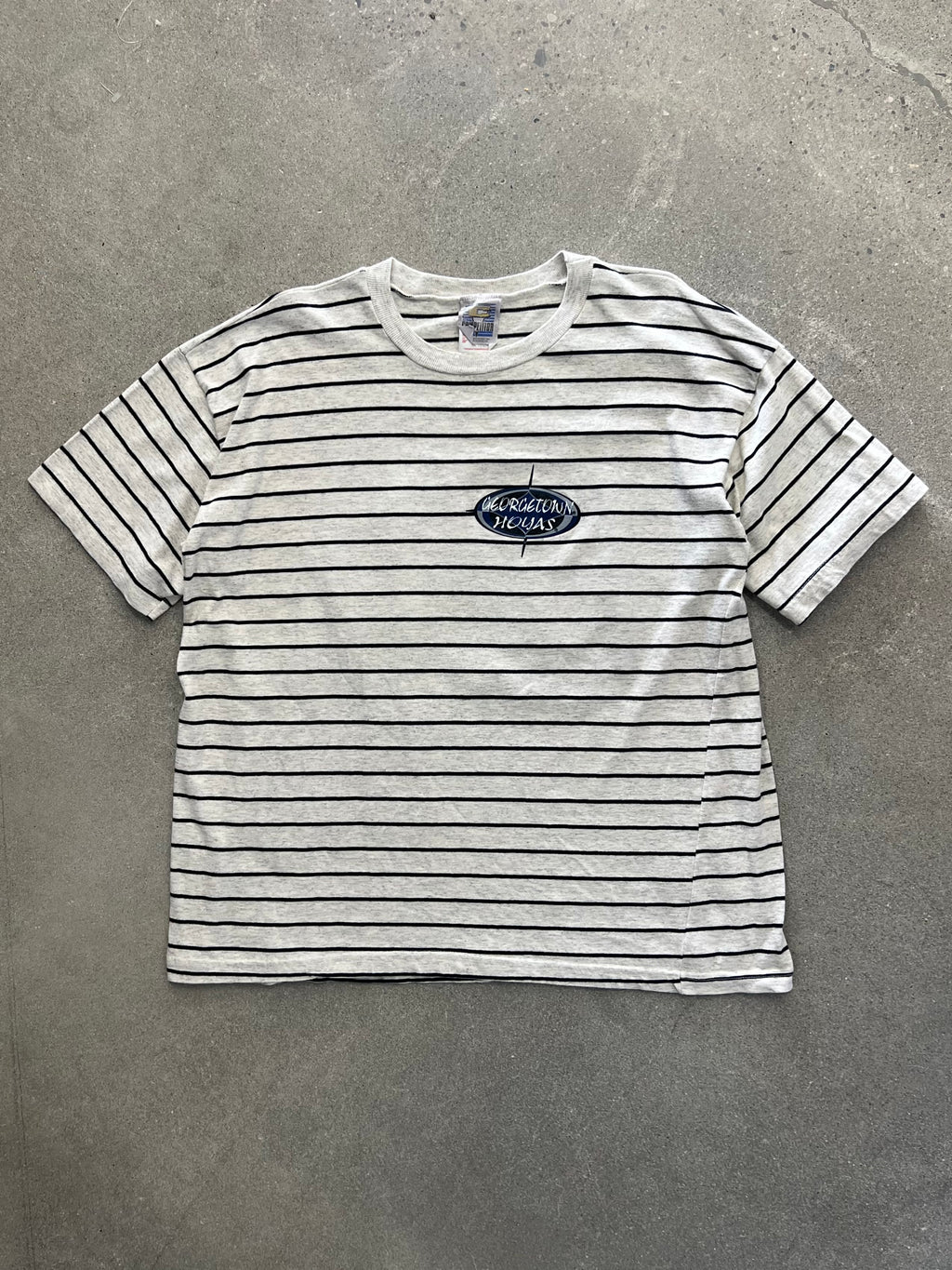 Georgetown Hoyas Stripe Mascot T-Shirt - XL