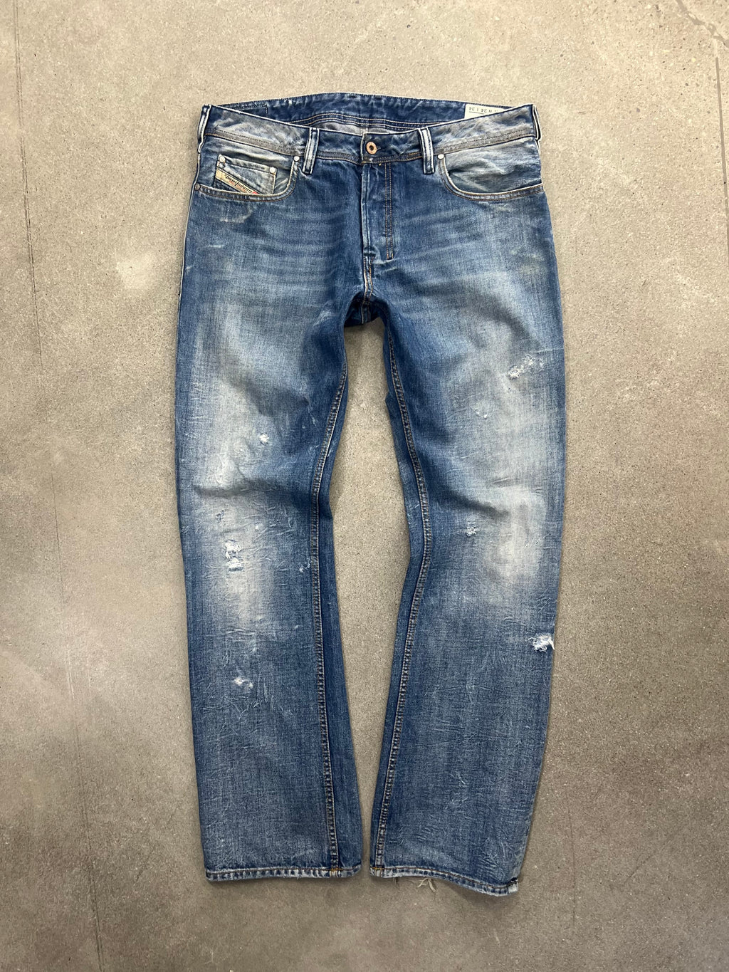 Diesel Distressed Italian Jeans - 36”