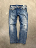 Diesel Distressed Italian Jeans - 36”