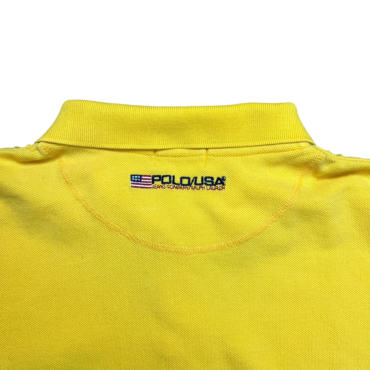 Polo Jeans Co Ralph Lauren Yellow USA Polo Shirt - XL