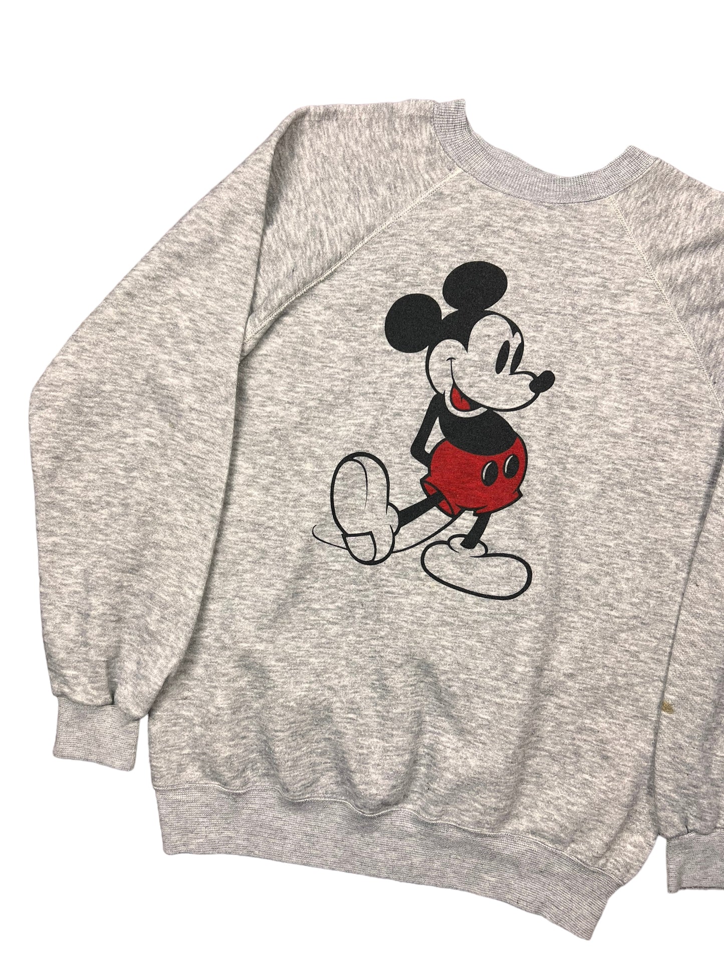 80’s Soft Mickey Mouse Sweatshirt - L