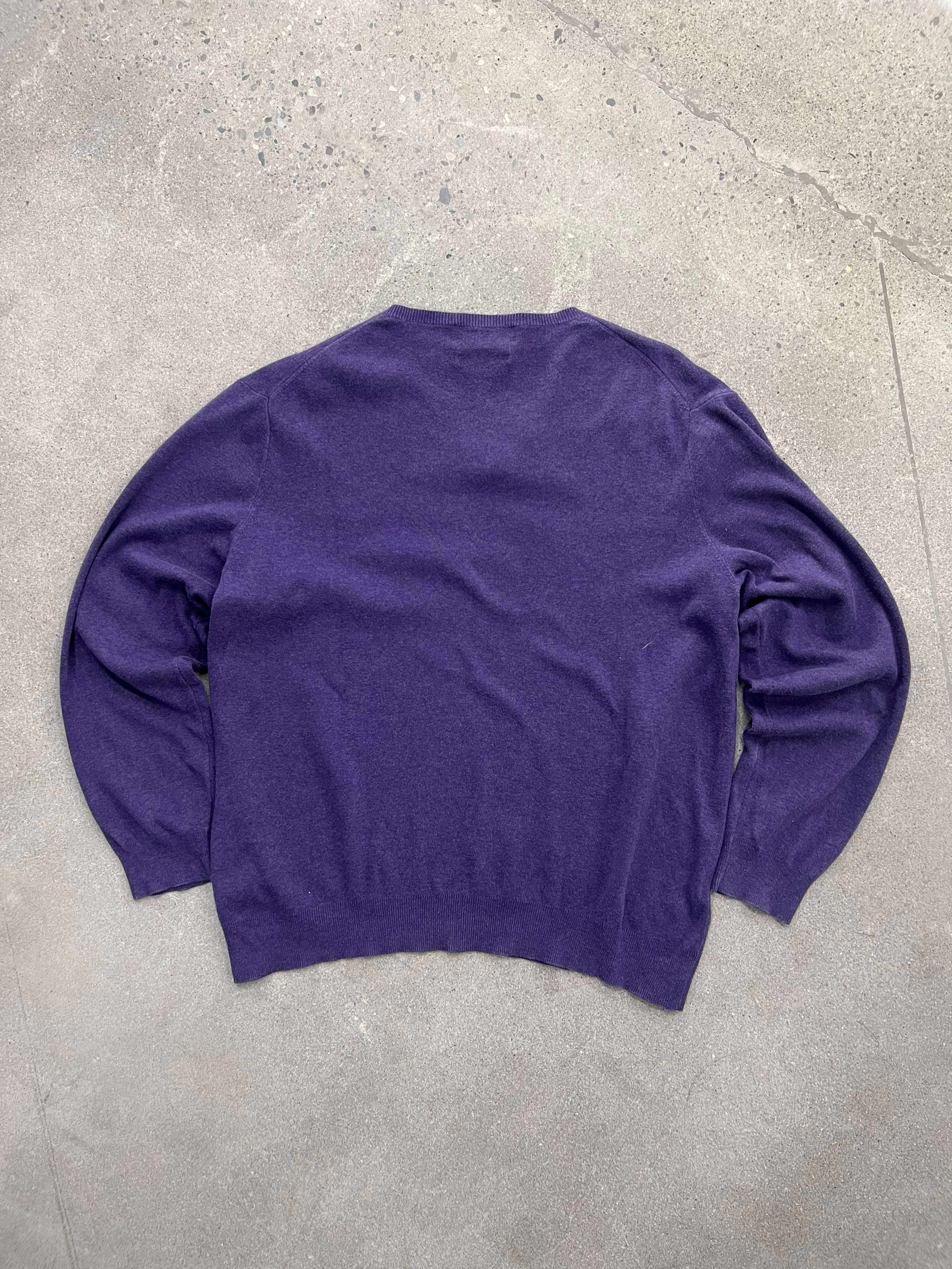 Polo By Ralph Lauren Pima Cotton V-Neck Sweater - XL