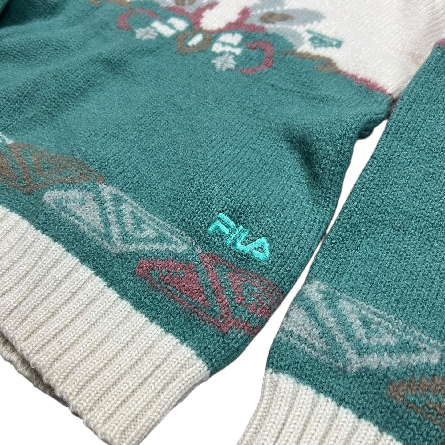 FILA Wool Knit Ski Sweater - XS