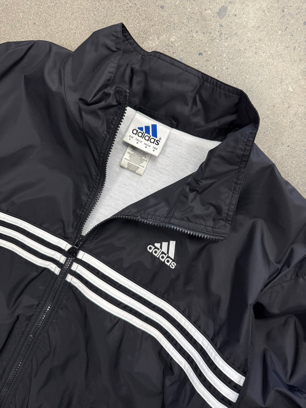 Adidas Trefoil Windbreaker Track Jacket - L