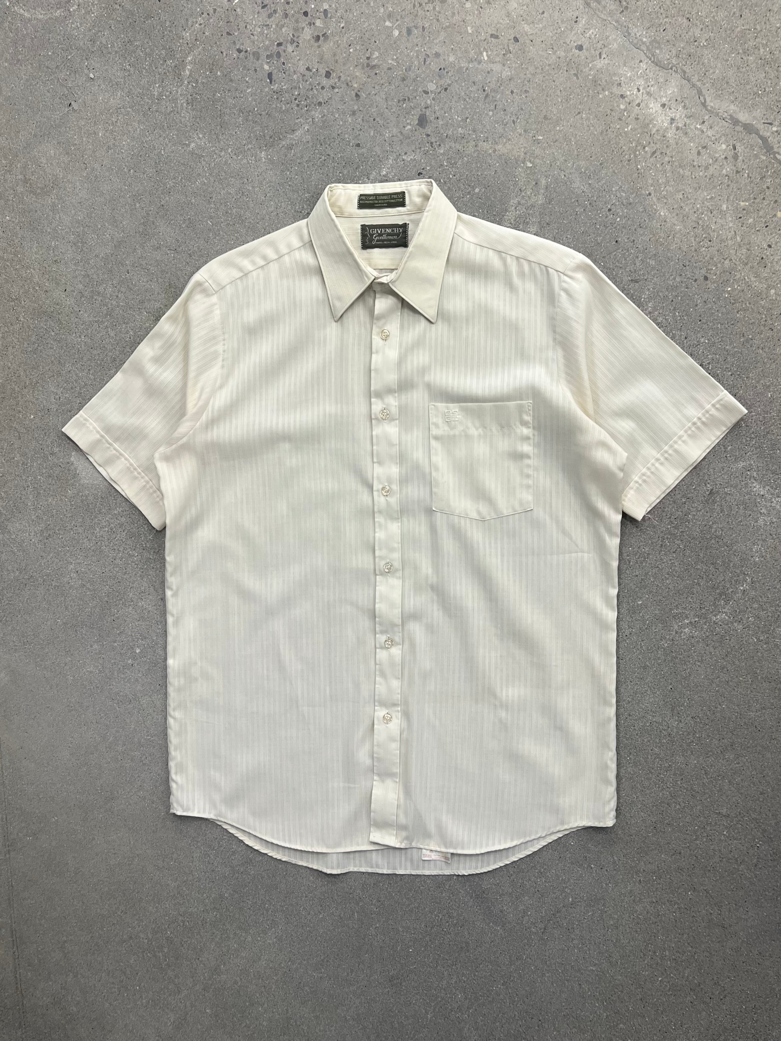 Givenchy Gentlemen Striped Short Sleeve Button-Up Shirt - L