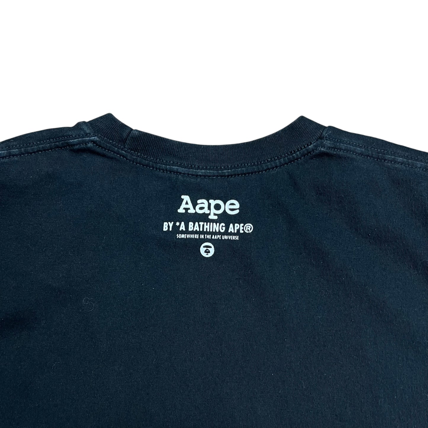 Aape Red Logo Moonface T-shirt - S