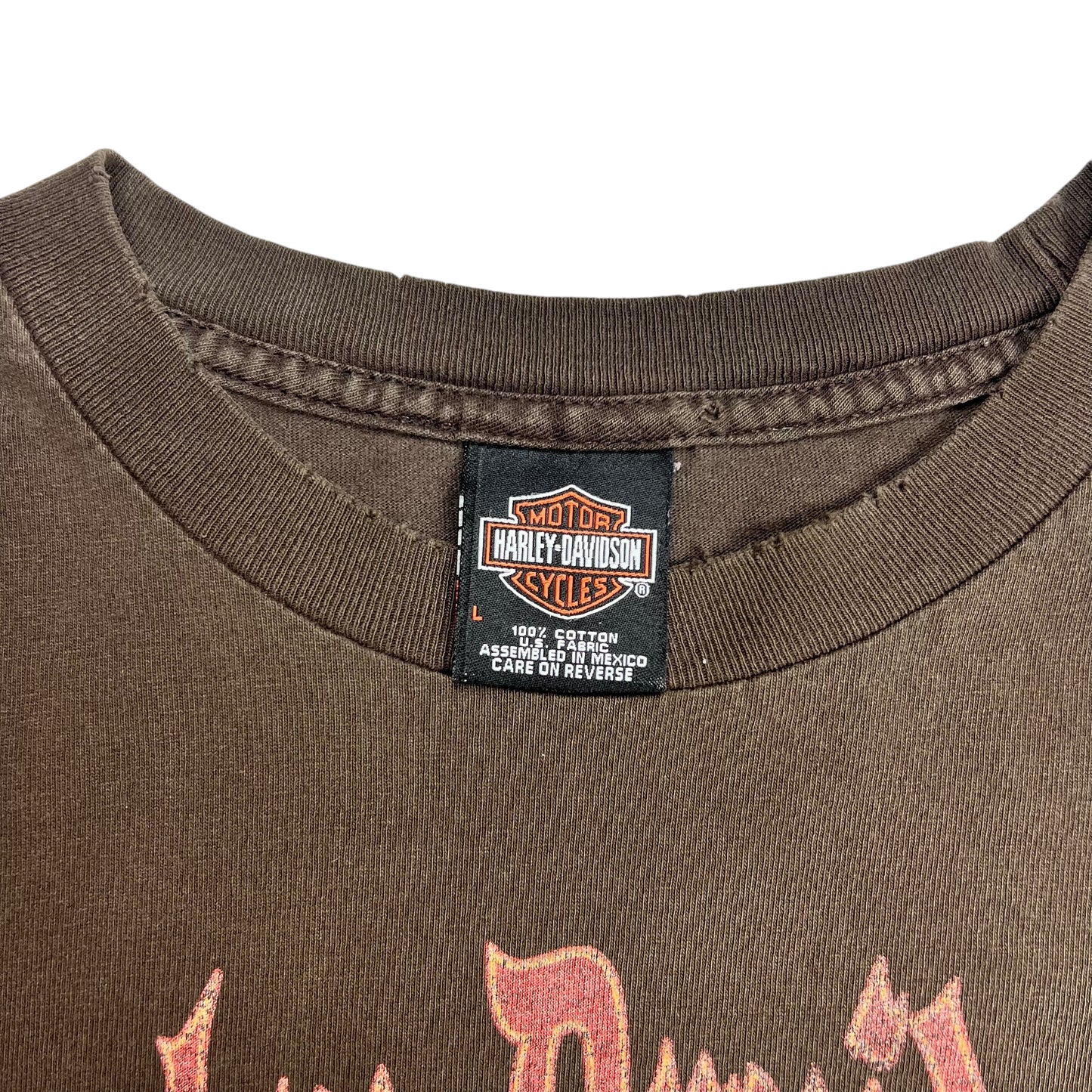 2006 Faded & Reworked Harley-Davidson “Chunky River” Long sleeve - L