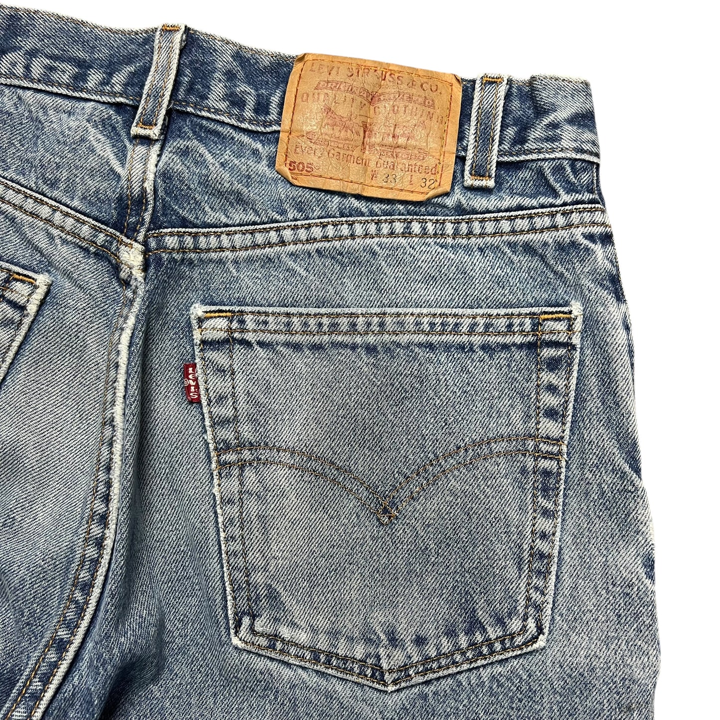 Levi’s 505 Faded & Distressed Light Wash Jeans - 30”