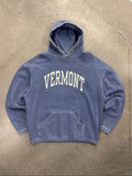 Faded & Distressed Vermont Collegiate Pullover Hoodie - L