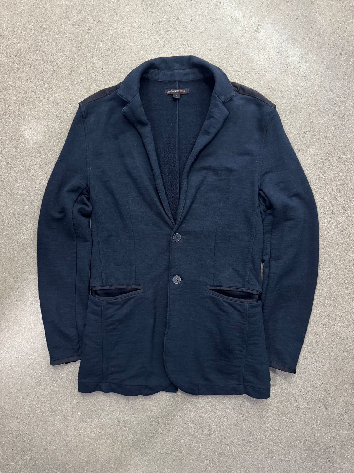 John Varvatos French Terry Knit Blazer - S