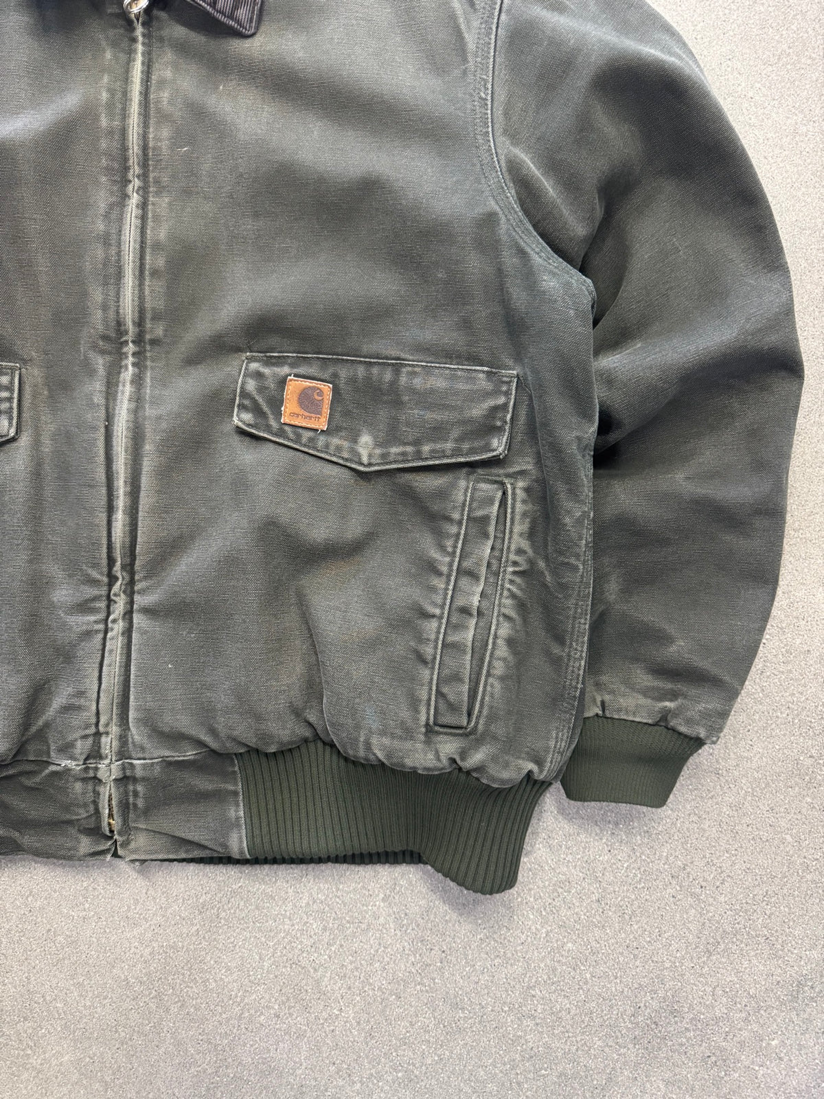 Faded Carhartt MOS Cargo Bomber Work Jacket - XL