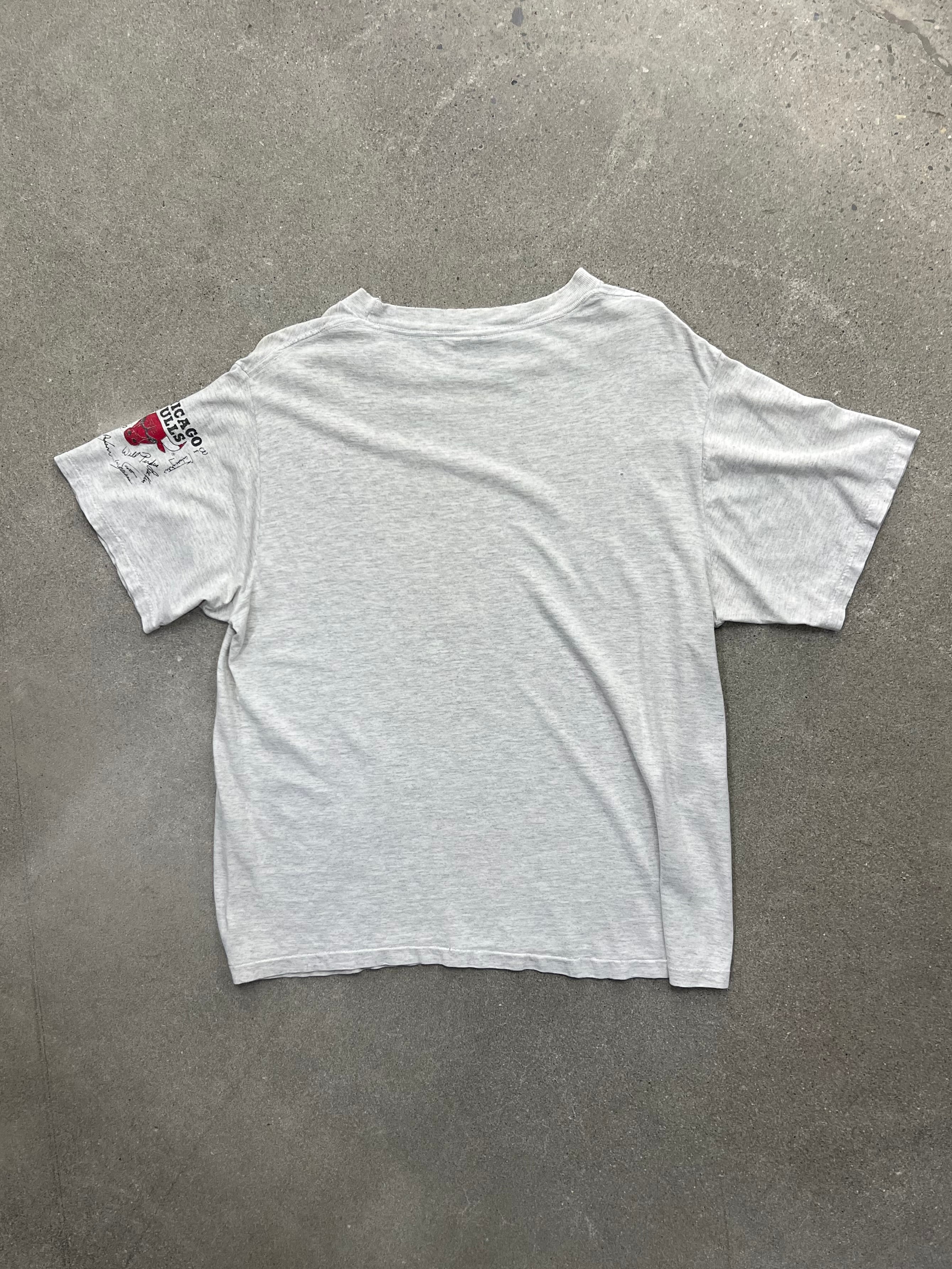 1994 Chicago Bulls Animated Slam Dunk NBA T-Shirt - L