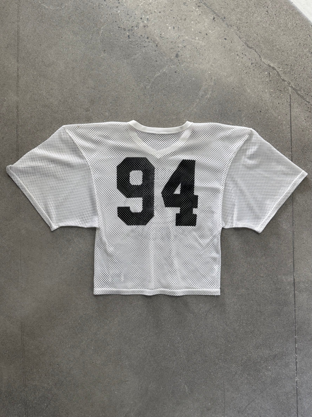 1988 French Town Cropped Mesh Practice Football Jersey - M