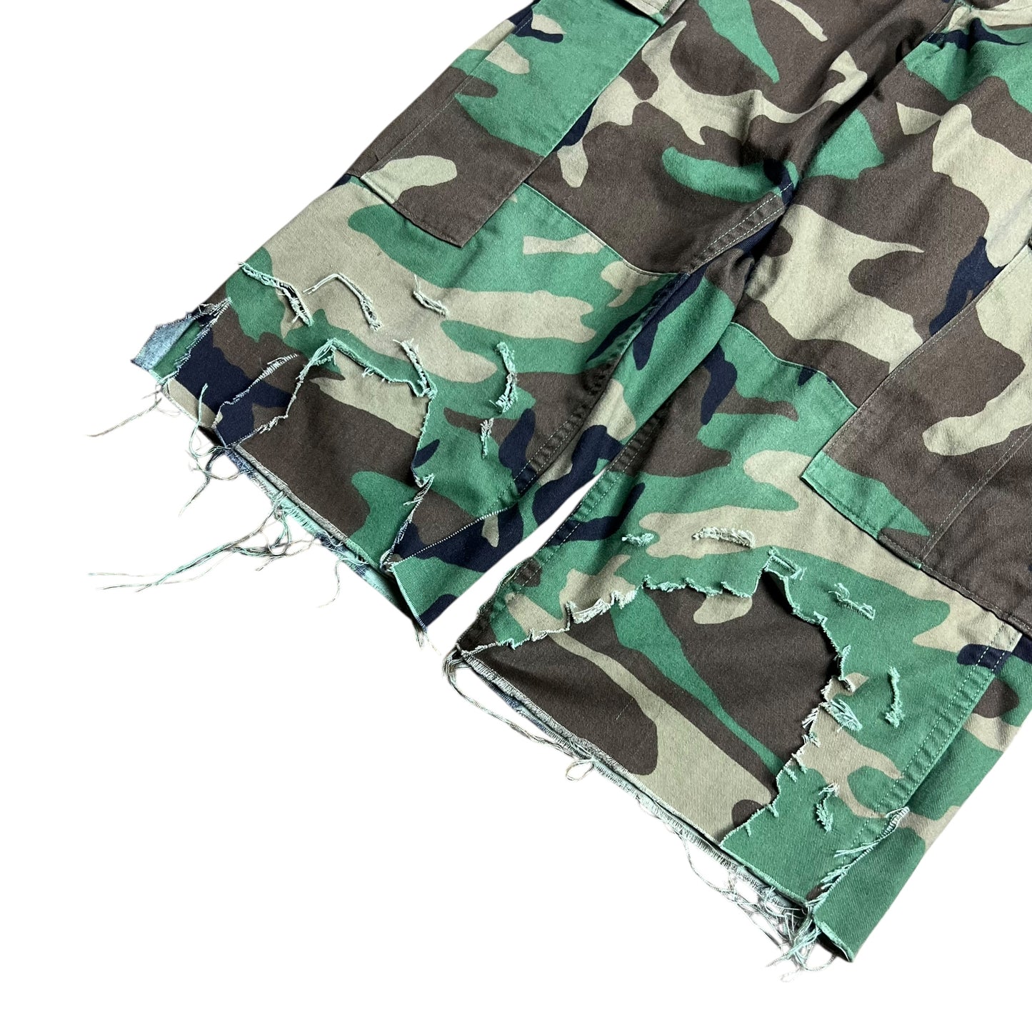 ARMY Woodland Camo Capris - 31"