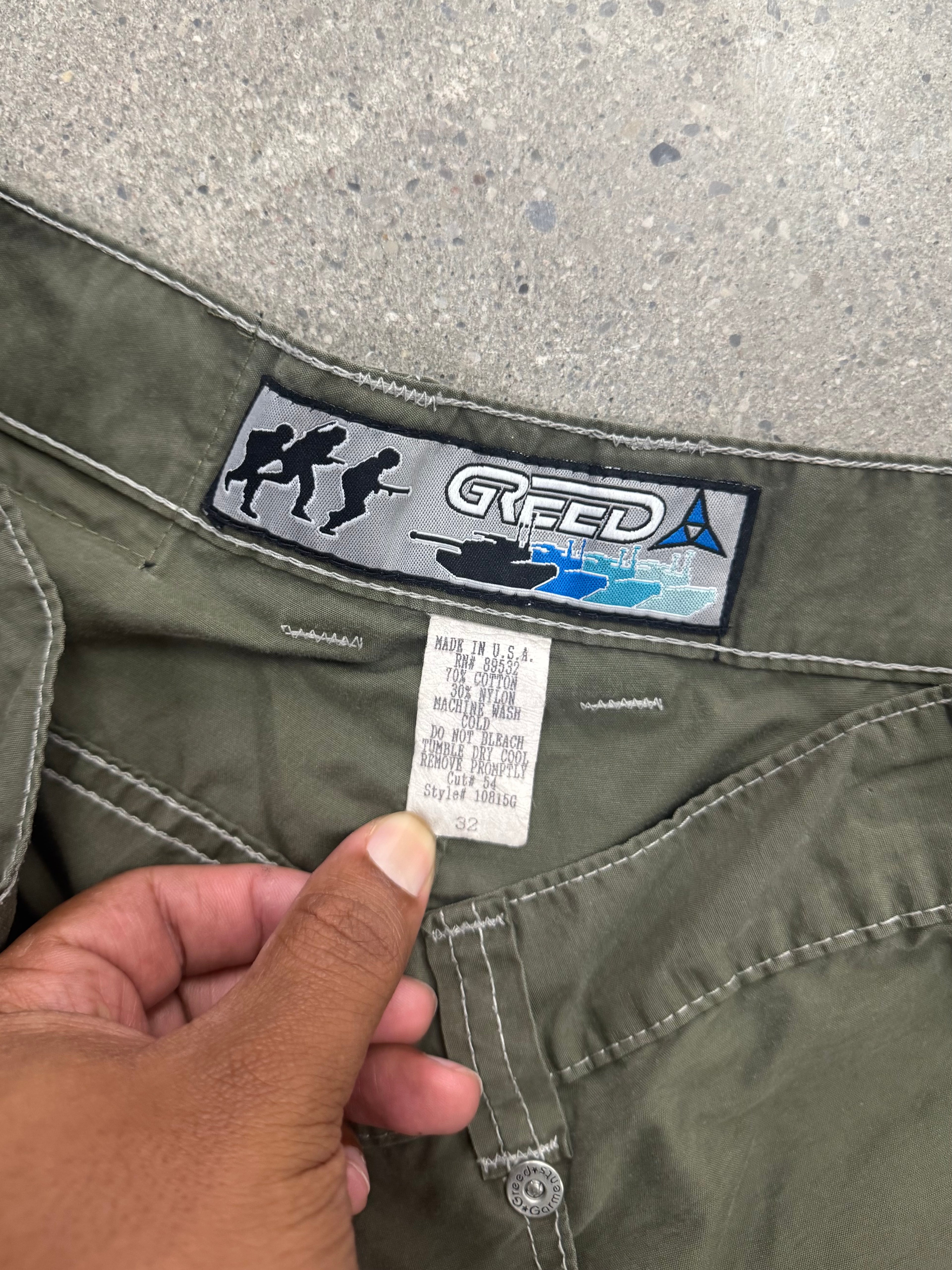Greed Garments Baggy Skater Pants - 31”