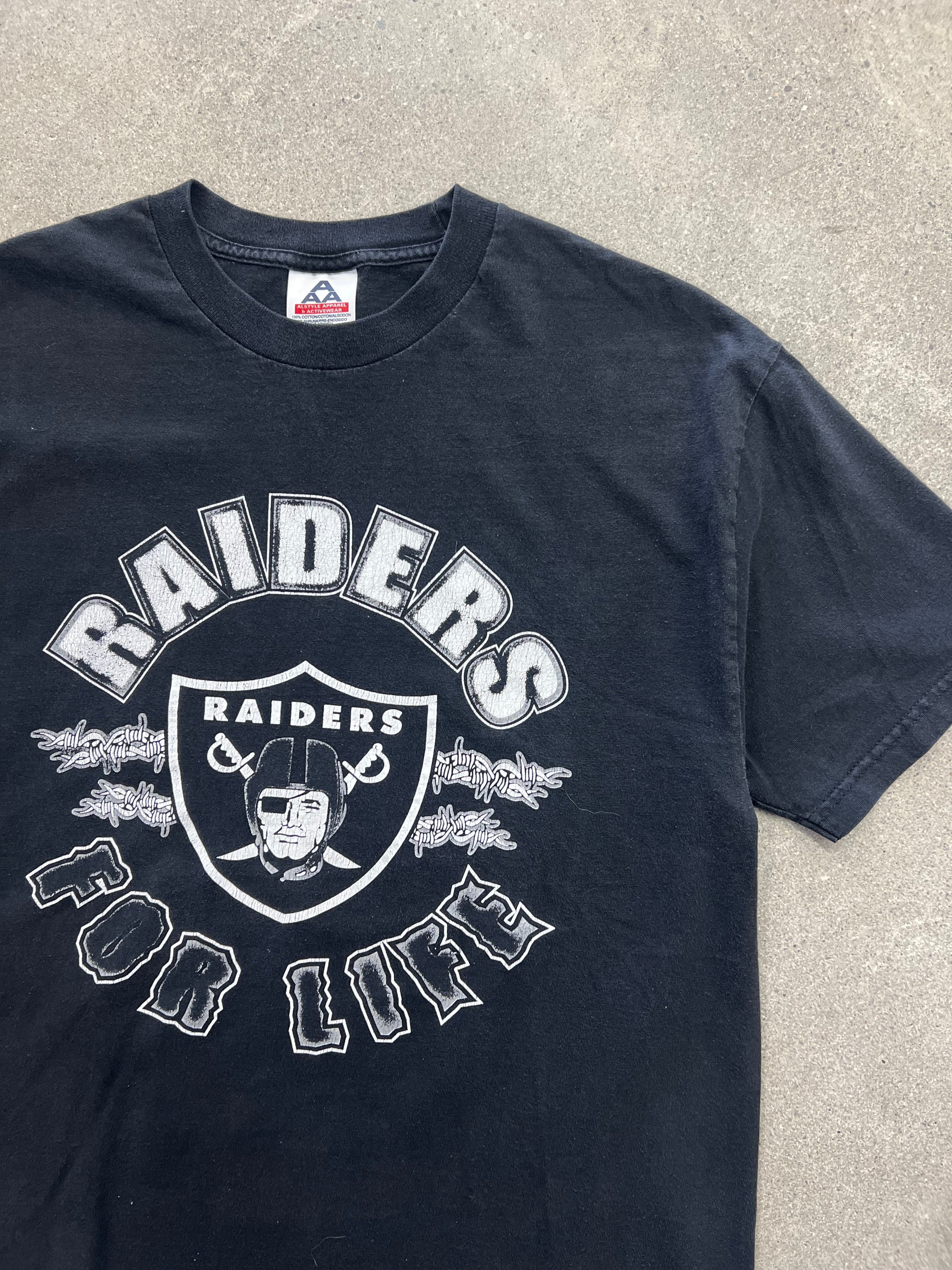 Oakland Raiders For Life NFL T-Shirt - L