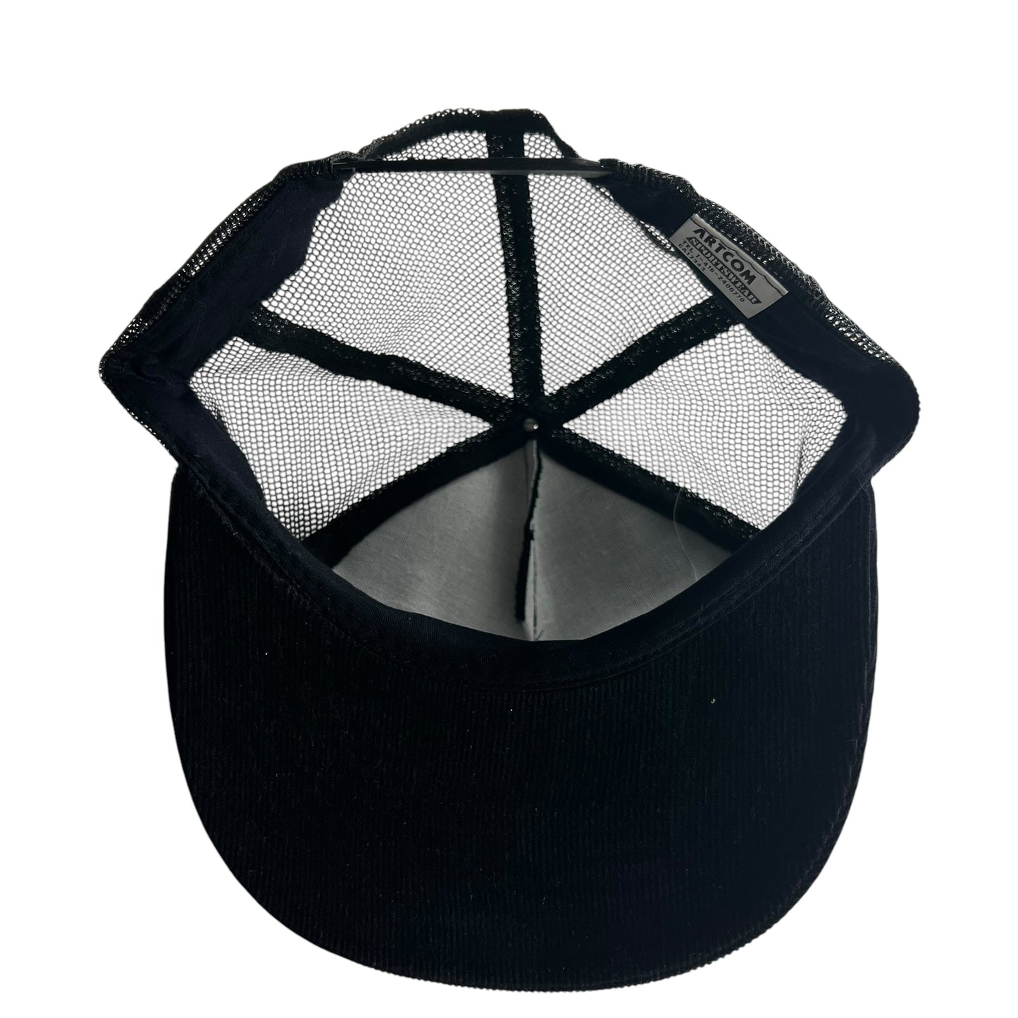 Black Tri-Volt Electric Corduroy Trucker Hat