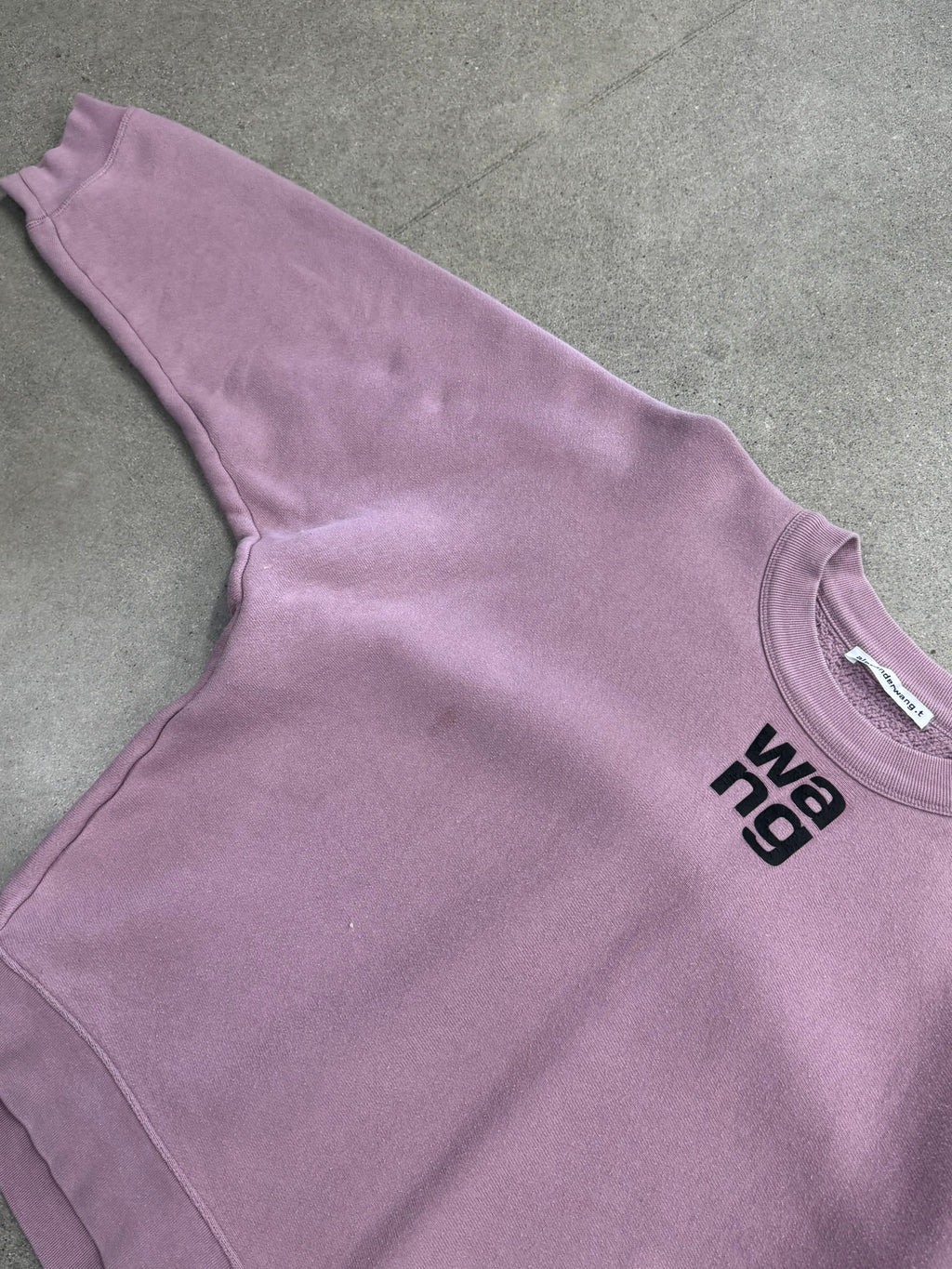 Alexander Wang Puff Logo Crewneck Sweatshirt - L