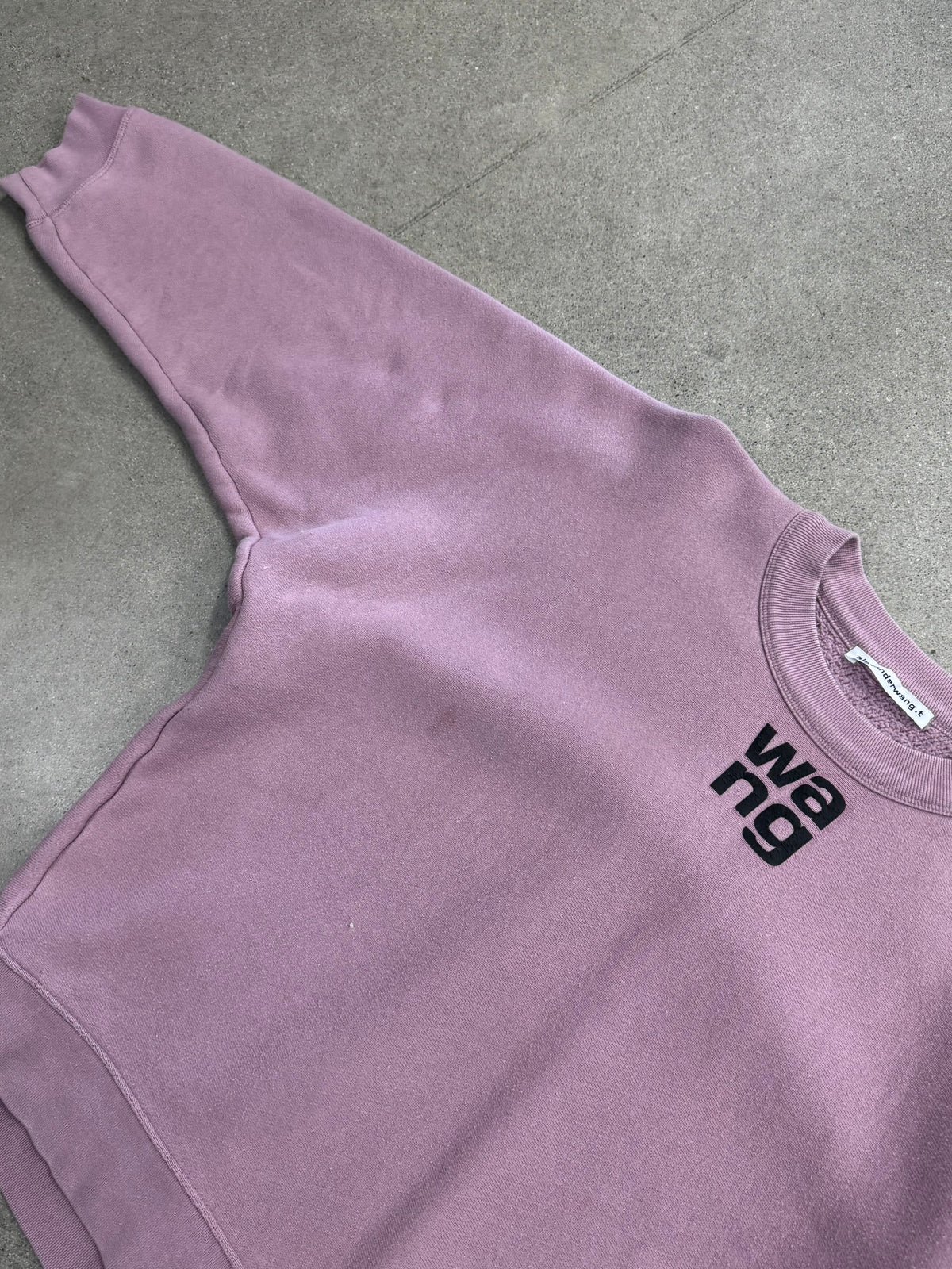 Alexander Wang Puff Logo Crewneck Sweatshirt - L