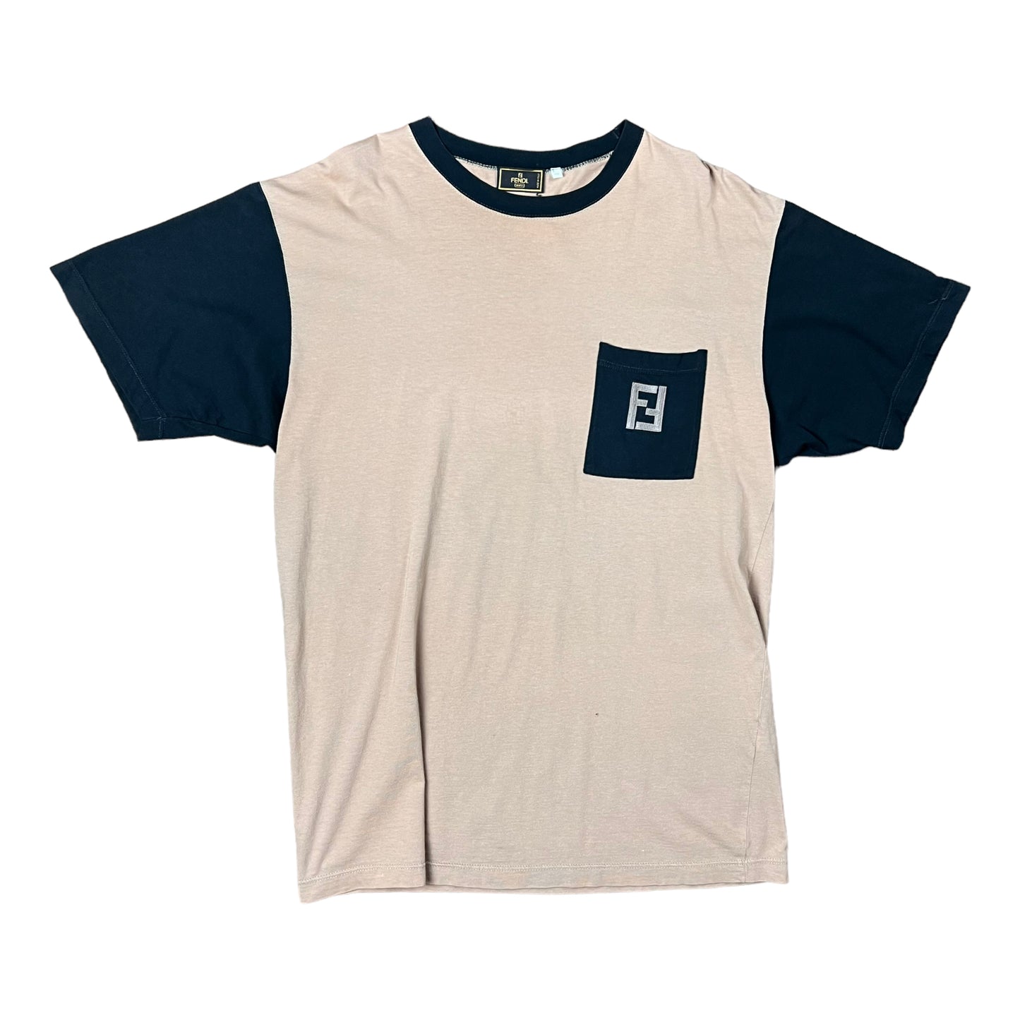 FENDI Mare Logo Pocket T-shirt - XL
