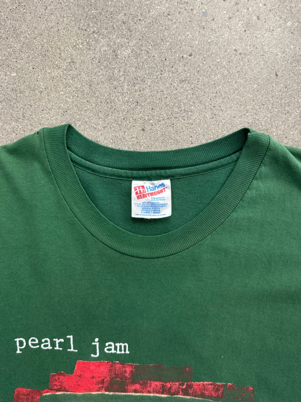 1993 Pearl Jam Window Pain Canadian Tour T-Shirt - XL